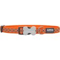 Red Dingo Dog Collar Design Snake Eyes Orange, Large RE437113